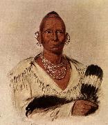 George Catlin Black hawk,Sac Chief china oil painting reproduction